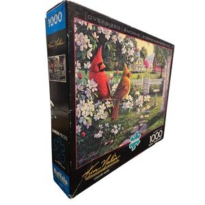 BUFFALO GAMES Kim Norlien Cardinal 1000 Piece Oversized Large Piece Puzzle